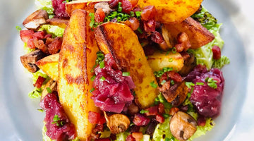 Wirsing mit Kartoffelwedges